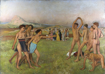 Young Spartans Exercising Edgar Degas